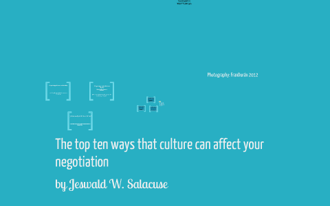 Negotiating: The Top Ten Ways That Culture Canaffect Your Negotiation ...