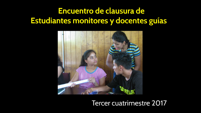 Tercer encuentro de estudiantes monitores y guías 3c2017 ...