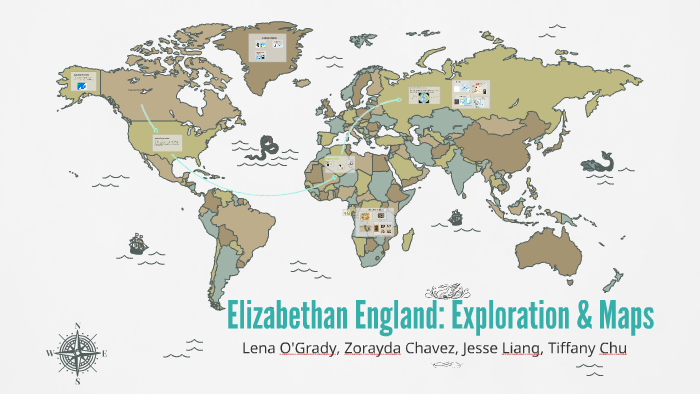 Map Of Elizabethan England Elizabethan England: Exploration By