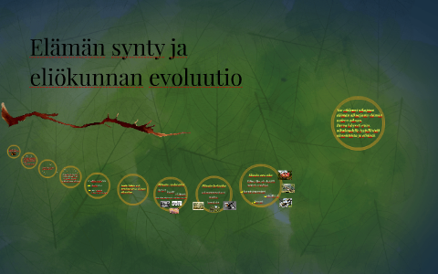 Elämän Synty Ja Eliökunnan Evoluutio By Siiri J On Prezi