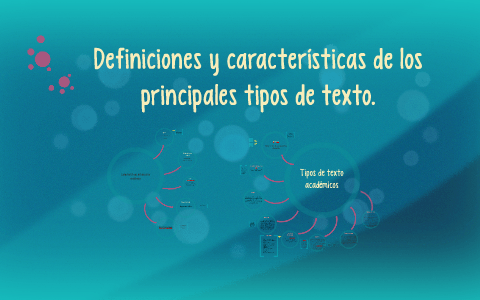 Definiciones Y Características De Los Principales Tipos De T By Diana 