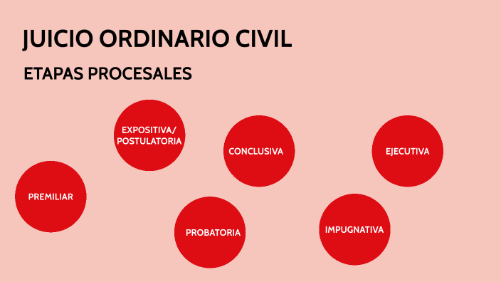 JUICIO ORDINARIO CIVIL By Jani Rubio L On Prezi