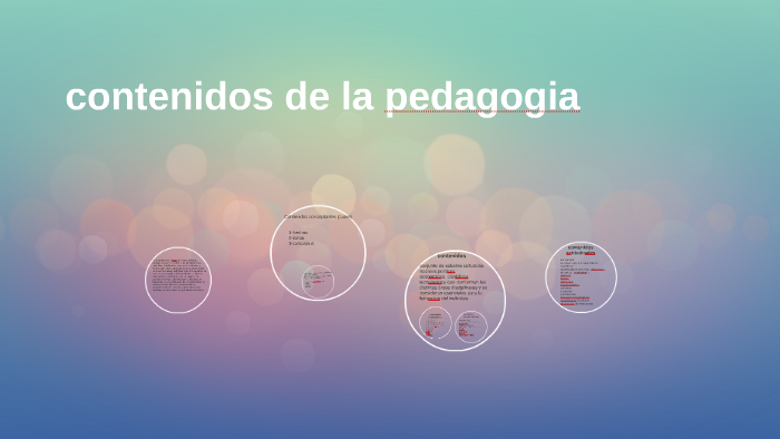 contenidos de la pedagogia by jacqueline de leon carrilo on Prezi