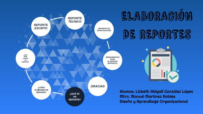 Elaboración De Reportes By Lizbeth Abigail Gonzalez Lopez On Prezi