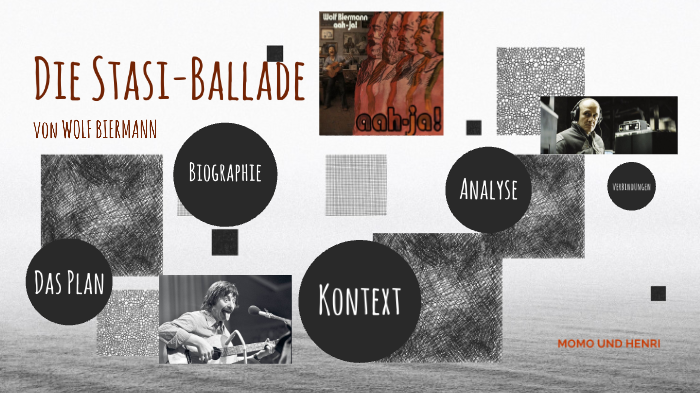 Wolf Biermann Die Stasi Ballade Die Stasi-Ballade by Henri Hipolito on Prezi