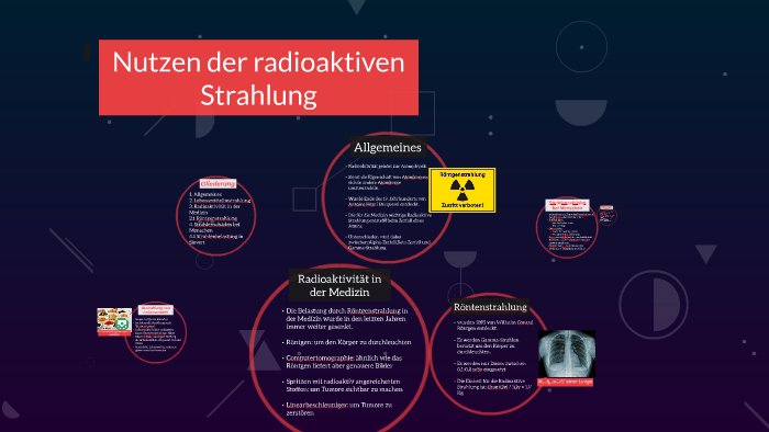 Radioaktivität In Der Medizin By Leon Scheibner On Prezi