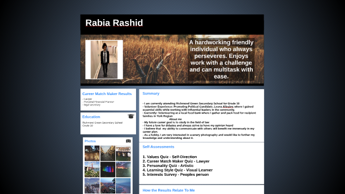 Careers by rabia rashid on Prezi