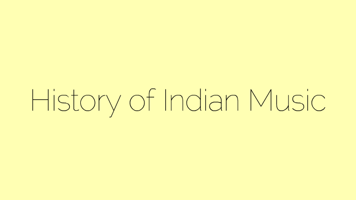 history of indian music essay