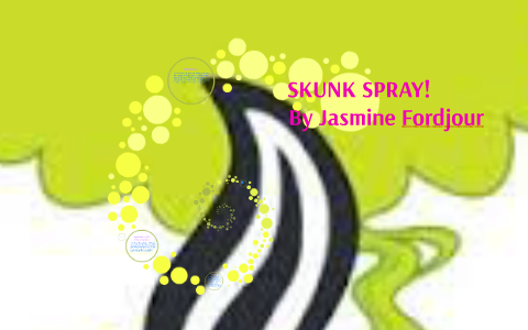 skunk spray yellow
