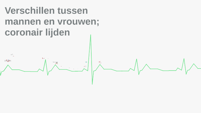 Verschil Tussen Mannen En Vrouwen; Coronair Lijden By Denise Vaas