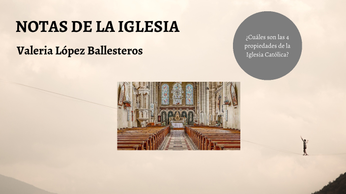 NOTAS DE LA IGLESIA by Valeria Lopez Ballesteros