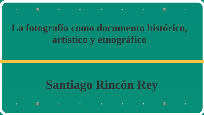 La Fotografia Como Documento Historico Artistico Y Etnograf By David 