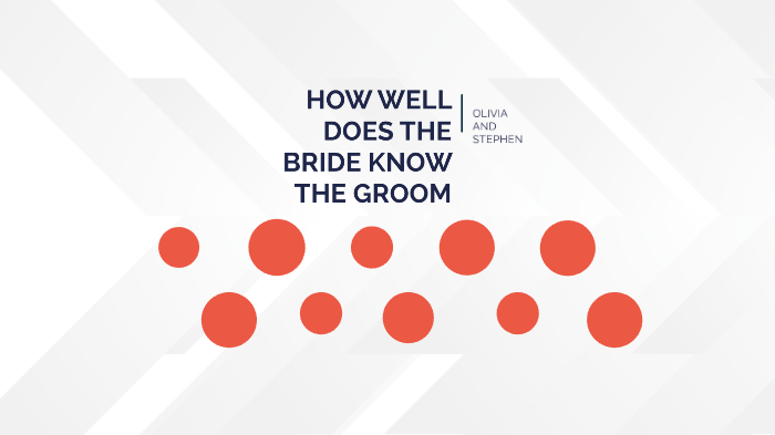 How Well Does The Bride Know The Groom By M Nelson 5885
