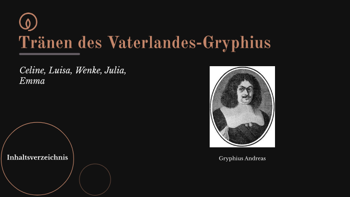 Interpretation Thränen Des Vaterlandes Tränen des Vaterlandes by emma zimmermann on Prezi