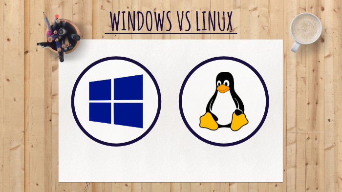 WINDOWS VS LINUX by Ángeles Galván on Prezi