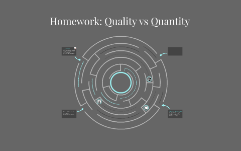 homework quality vs quantity