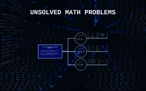 UNSOLVED MATH PROBLEMS by Hannah Gillett on Prezi