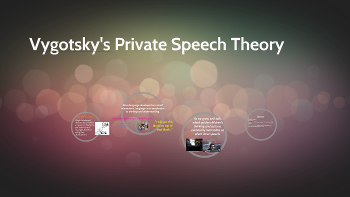 Vygotsky s Private Speech Theory by Amaris Harvell on Prezi