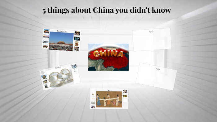 5 Things About China