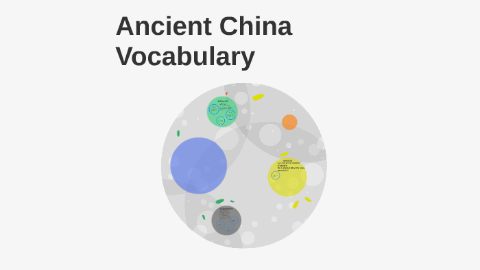 Ancient China Vocabulary By Cole Walton On Prezi