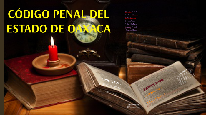 CÓDIGO PENAL DEL ESTADO DE OAXACA by Zhunayih Estrada on Prezi