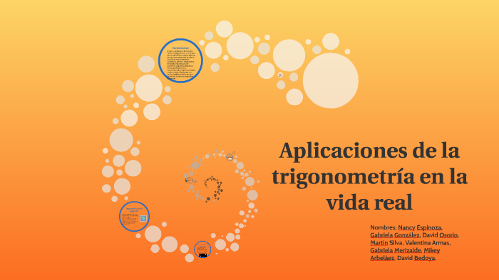 Aplicaciones de la trigonometría en la vida real by Gabriela González