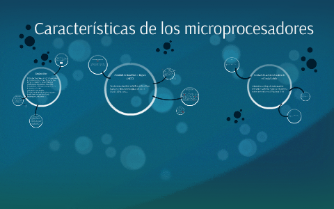 Características de los microprocesadores by sergio alvarez castellanos