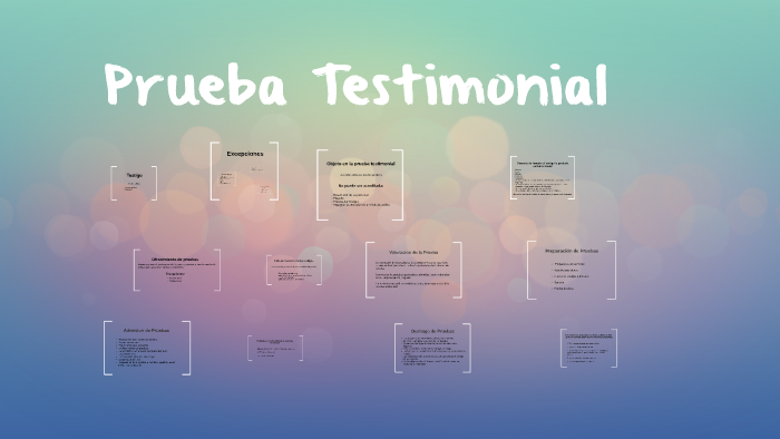 Prueba Testimonial by on Prezi