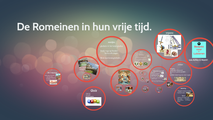 De romeinen in hun vrije tijd. by Naomi de Wolf on Prezi