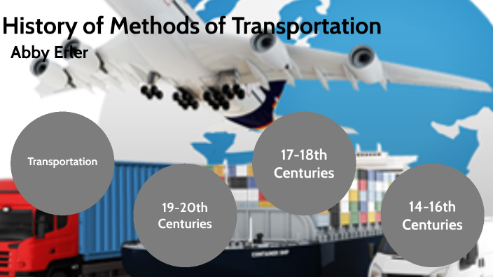 History of Methods of Transportation by Abigail Erler on Prezi
