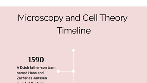 Microscopy and Cell Theory Timeline by Ajay Dharan on Prezi Design