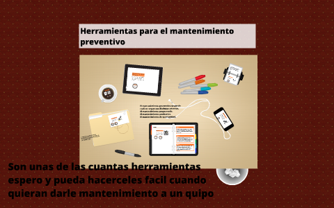 Herramientas Para El Mantenimiento Preventivo By Martha Flores