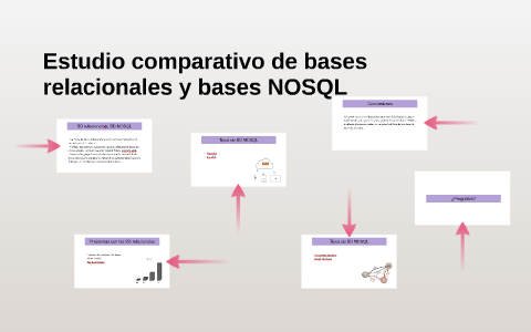 Estudio Comparativo De Bases Relacionales Y NOSQL By Jose Monge On Prezi