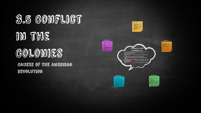 3.5 Conflict in the Colonies by A Gonzalez on Prezi