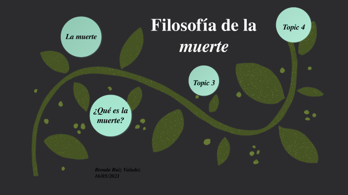 Filosofía de la muerte by Brenda Ruiz Valadez on Prezi