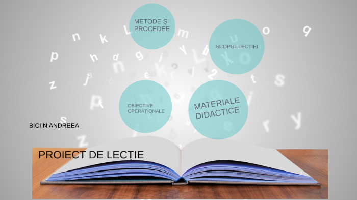 Proiect De Lecție By Andreea Biciin On Prezi Next