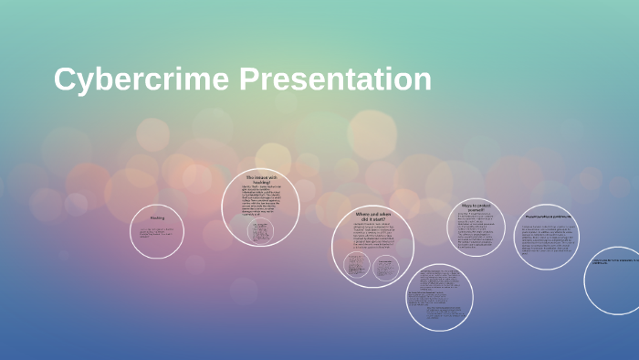 visual presentation of cybercrime