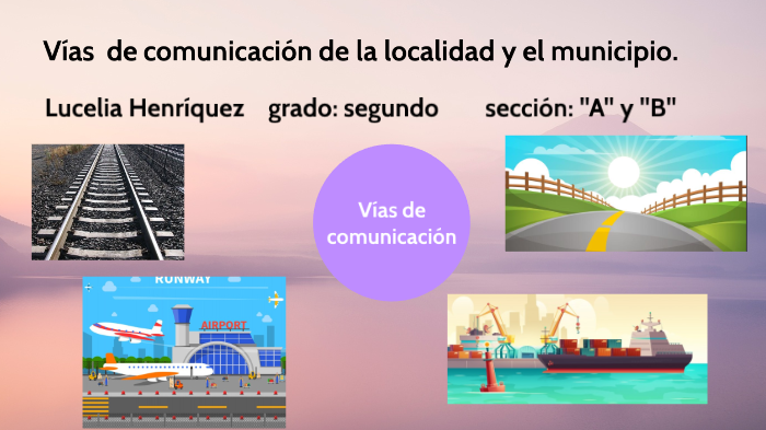 Vías de comunicación by Lucelia Amparo Henrríquez on Prezi