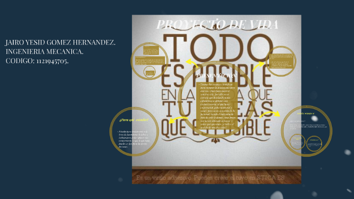 PROYECTO DE VIDA by Jairo Yesid Gomez on Prezi