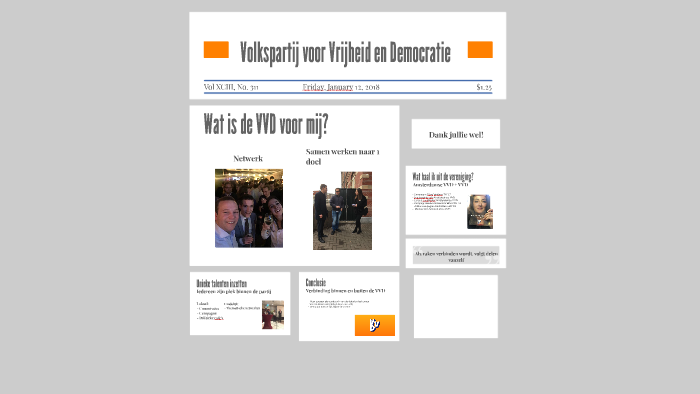 Volkspartij voor Vrijheid en Democratie by Lisa Ubachs on Prezi