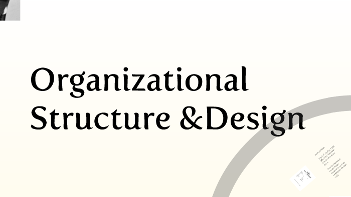 Org Structure Design by Dan Andrews on Prezi