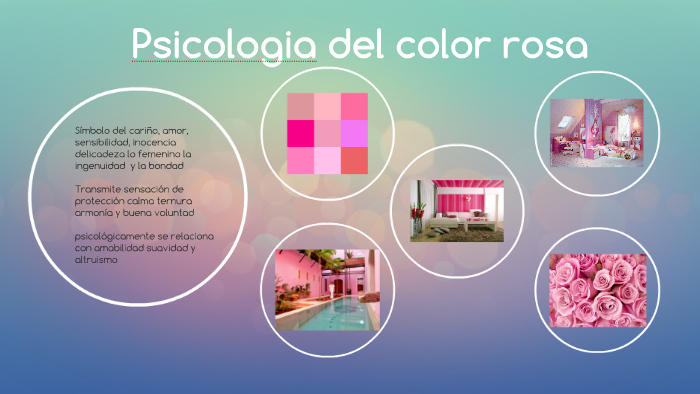 psicologia del color rosa by stephania salazar chavez