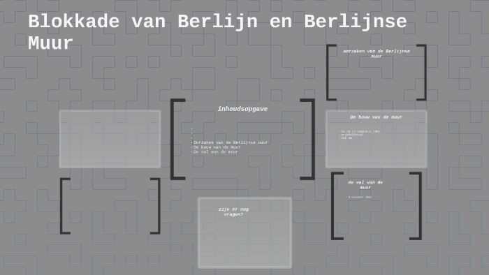 Blokkade van Berlijn en Berlijnse Muur by Femke Janssen on Prezi