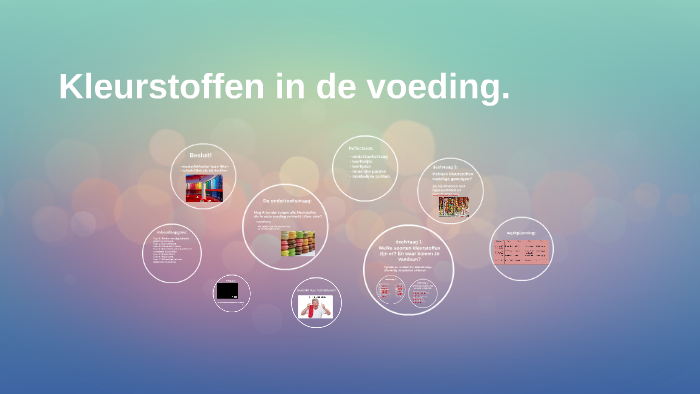 Kleurstoffen in de voeding. by Britt Luits on Prezi