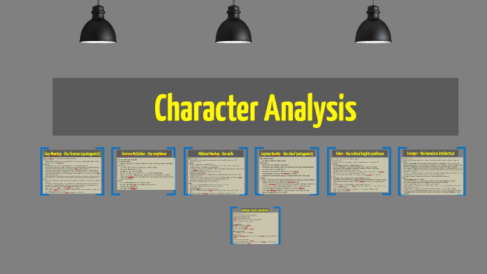 Character Analysis by Katherine Elliott on Prezi