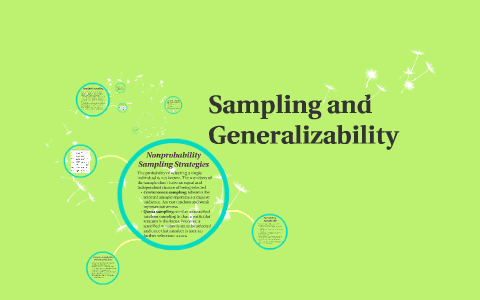 Sampling and Generalizability by Frida Bueno on Prezi