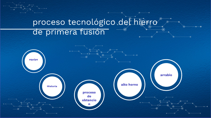 Proceso Tecnológico Del Hierro De Primera Fusión prezi.com