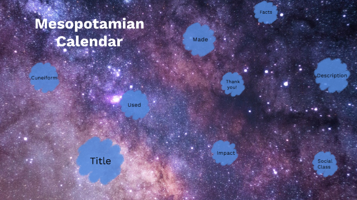 Mesopotamian Calendar by Reese Watterson on Prezi