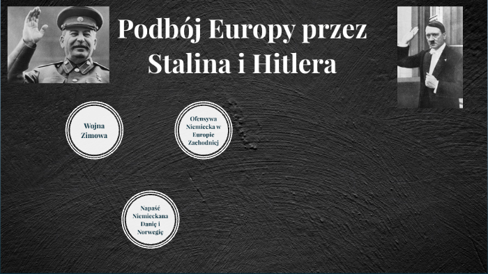 Podbój Europy Przez Stalina I Hitlera By Bartosz Bieniek On Prezi