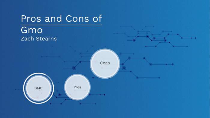 Gmo Pros And Cons By Zach Stearns On Prezi